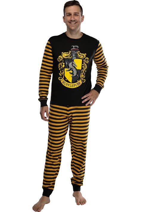 Harry Potter Adult Men's Raglan Shirt And Plaid Pants Pajama Set -Gryffindor, Ravenclaw, Slytherin, Hufflepuff. 4.7 out of 5 stars 832. ... Harry Potter Unisex Kids Hooded Pajama Union Suit - All 4 Houses Gryffindor, Slytherin, Ravenclaw, Hufflepuff. 4.7 out of 5 stars 751. 50+ bought in past month. $29.95 $ 29. 95.
